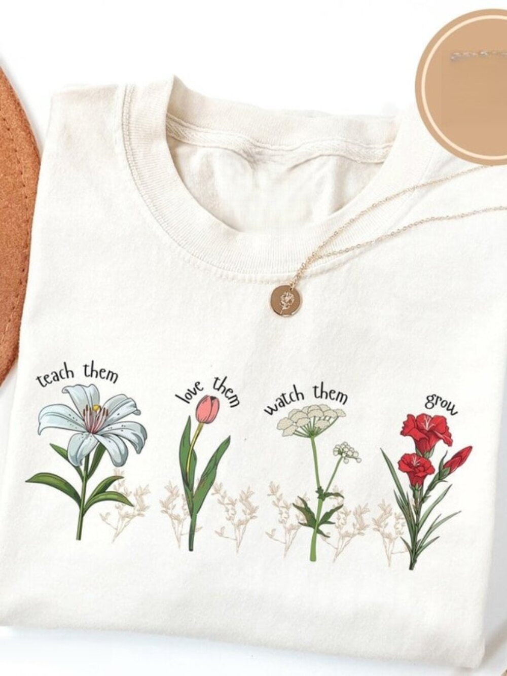 Floral Teacher Shirt, Cute Teaching Shirt, Back To School Gift